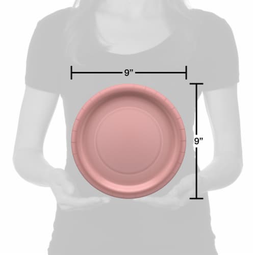 American Greetings All Occasion Paper Plates - Pink Perspective: right