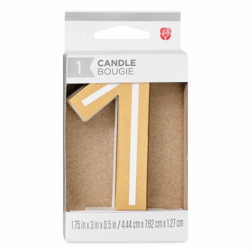 American Greetings Birthday Candle Number 1 Perspective: right