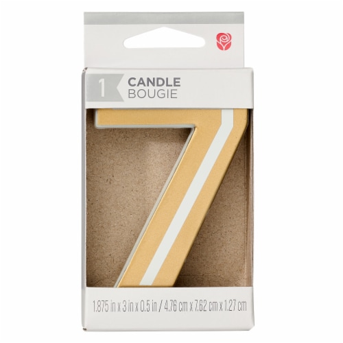 American Greetings Birthday Candle Number 7 Perspective: right