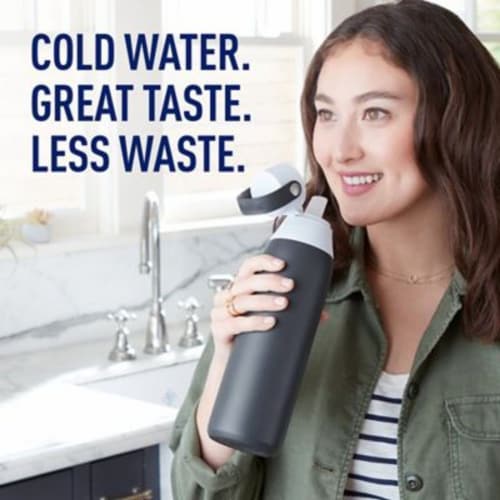 Brita® Premium Filtering Water Bottle - Carbon Perspective: right