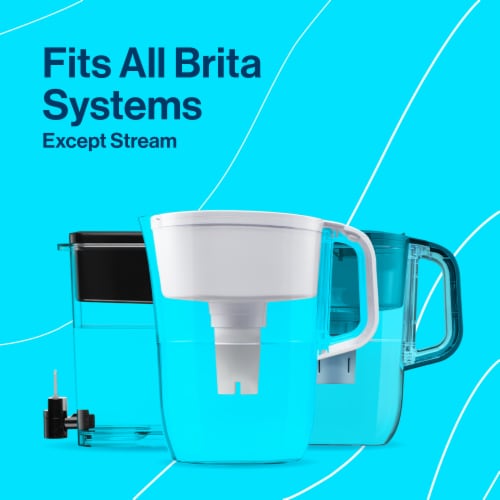 Brita Small Fiery Red 6 Cup Water Filter Pitcher with Standard Filter Perspective: right