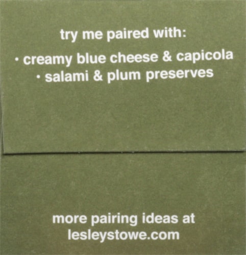 Lesley Stowe's Raincoast Crisps® Rosemary Raisin Pecan Crackers Perspective: right