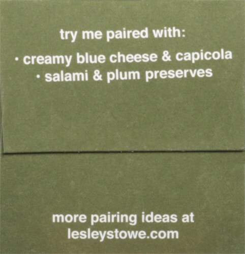 Lesley Stowe's Raincoast Crisps® Rosemary Raisin Pecan Crackers Perspective: right