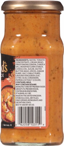 Sharwood's® Butter Chicken Sauce Perspective: right