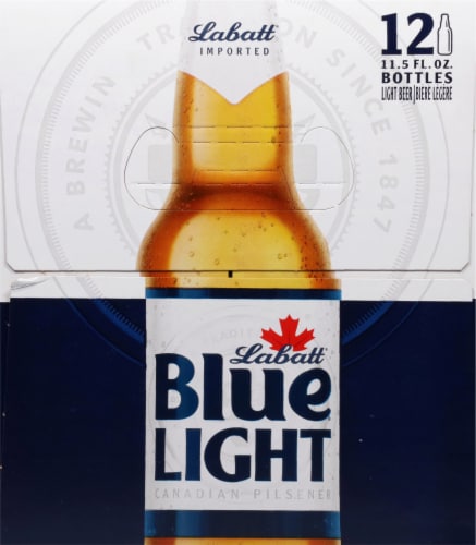 Labatt Blue Light Canadian Pilsner Perspective: right