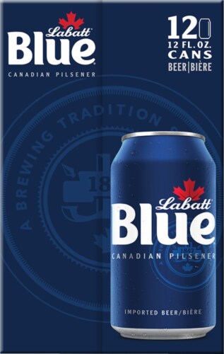 Labatt® Blue® Canadian Pilsener Perspective: right