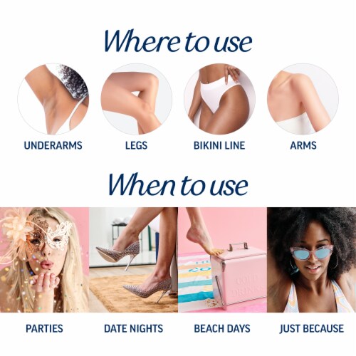 Veet Legs & Body Wax Strip Kit Perspective: right