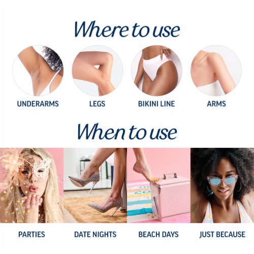 Veet Legs & Body Wax Strip Kit Perspective: right