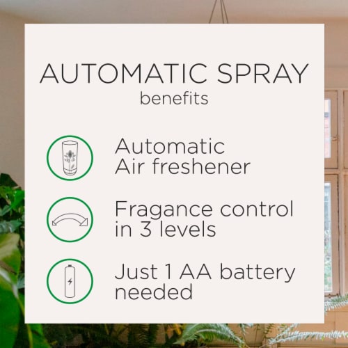Air Wick Automatic Air Freshener Spray Refill Lavender & Chamomile Essential Oils Perspective: right
