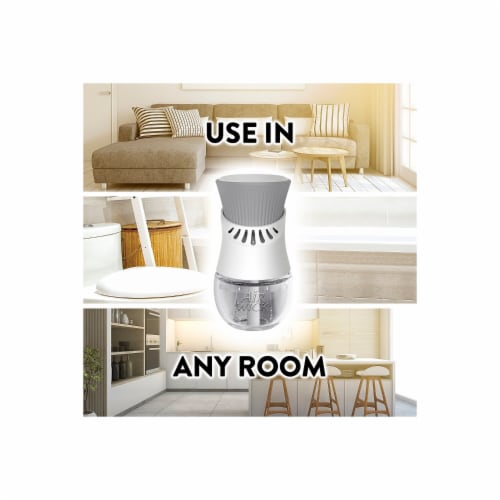 Reckitt Benckiser 78046 Scented Oil Warmer- 2.31 w x 3.69 d x 6.31 h- White Perspective: right