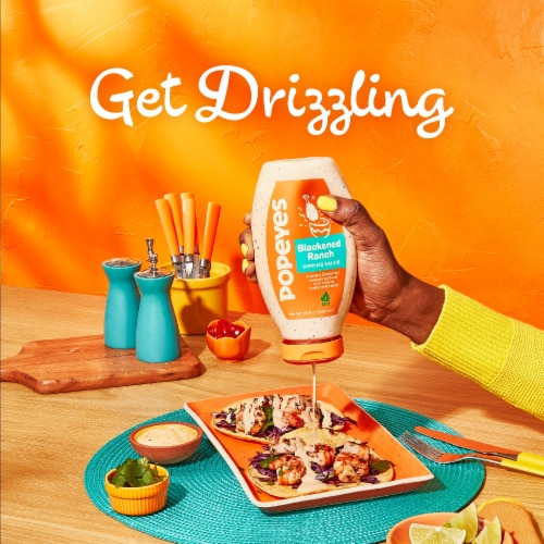 Popeyes® Blackened Ranch Dipping Sauce Perspective: right