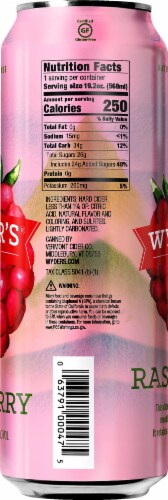 Wyder's Raspberry Hard Cider Perspective: right