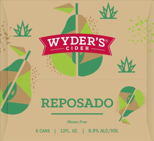 Wyder's® Reposado Pear Cider Beer Perspective: right