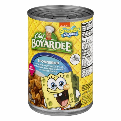 Chef Boyardee Spongebob Pasta With Meatballs 15 Oz City Market