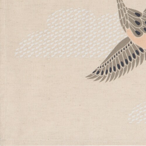 Danica Studio To and Fro Flight of Fancy Linen Printed Dish Towels Perspective: right