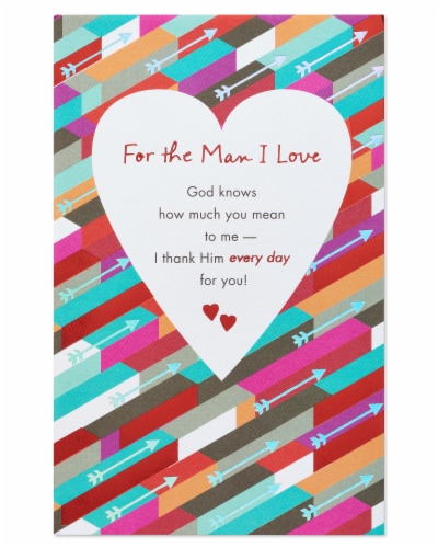 American Greetings Religious Valentine’s Day Card for Husband (Grateful Heart) Perspective: right