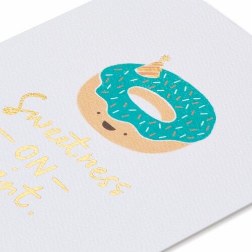 American Greetings Birthday Card (Donut) Perspective: right