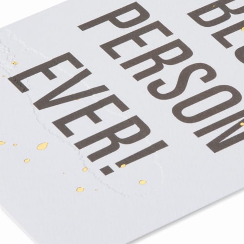 American Greetings (S20) Best Person Ever - Birthday Card Perspective: right