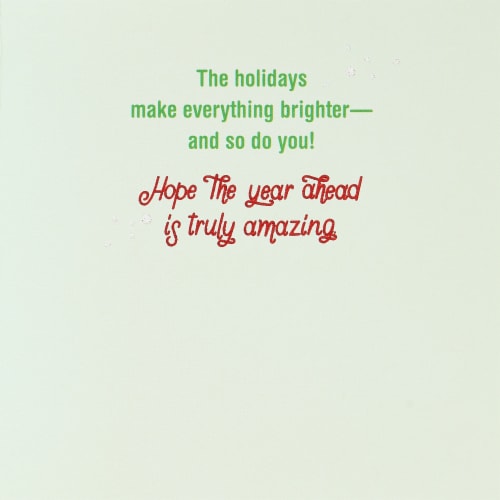 American Greetings Christmas Greeting Card (Brighter) Perspective: right