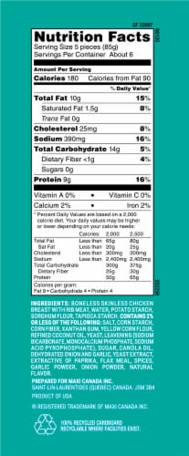 Yummy® Dino Buddies® Gluten Free Dinosaur Chicken Nuggets Perspective: right