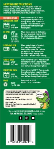 Yummy® Meatless Plant-Based Dino Buddies® Dinosaur-Shaped Vegan Nuggets Perspective: right