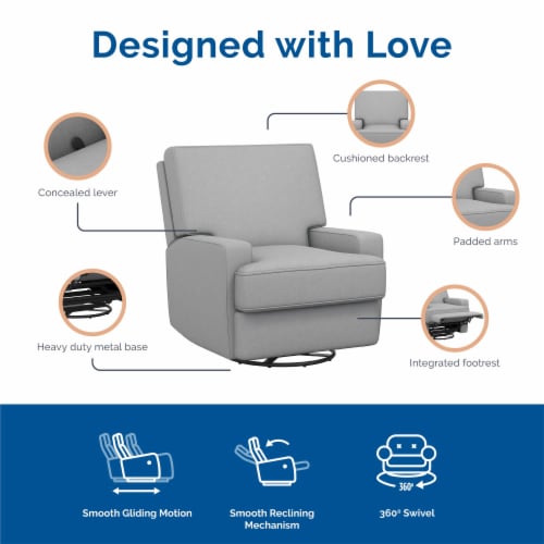 Baby relax rylan swivel glider recliner sale
