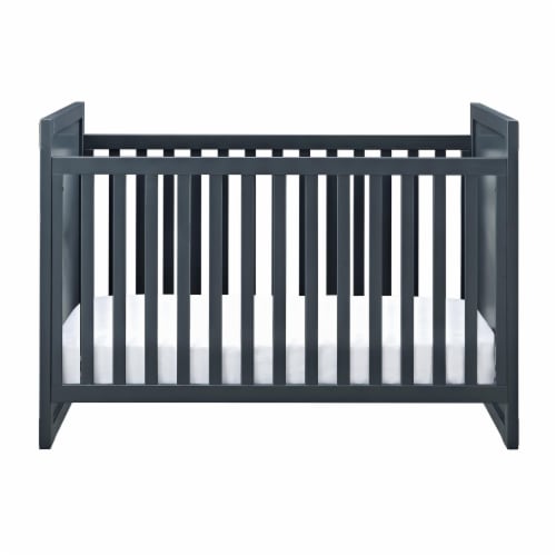 Baby Relax Miles 2 in 1 Convertible Crib Graphite Blue 29.50 x 54.25 x 37.25 Baker s