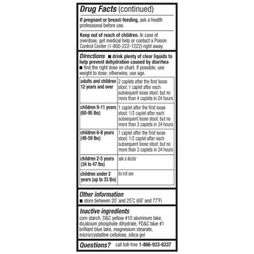 Loperamide - Anti Diarrhea 2MG 200 Caplets Perspective: right
