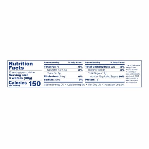 Voortman 10.6 Ounce Lemon Wafer Perspective: right