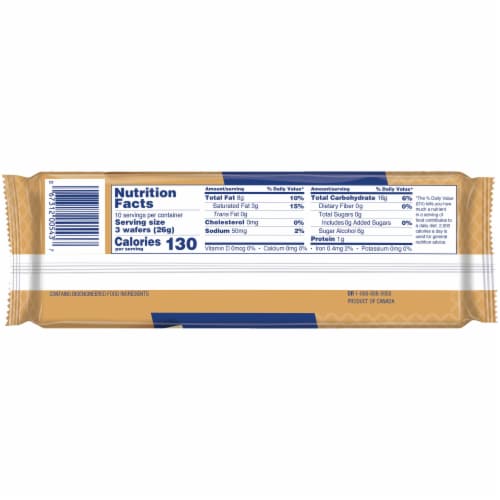 Voortman Bakery Zero Sugar Peanut Butter Wafers Perspective: right