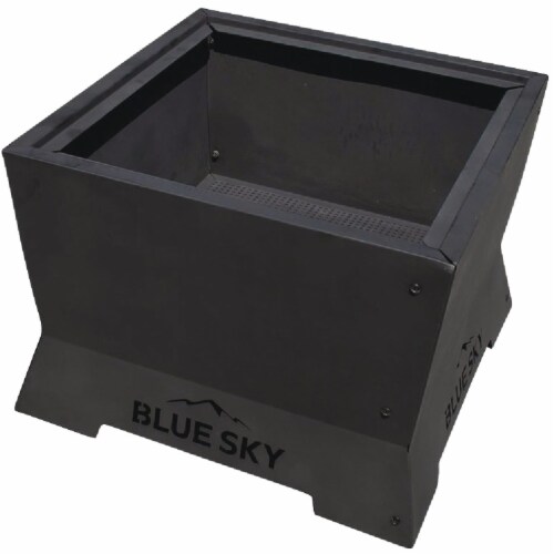 Blue Sky 22 In. Square Wood Smokeless Fire Pit SFP22SQ-B Perspective: right