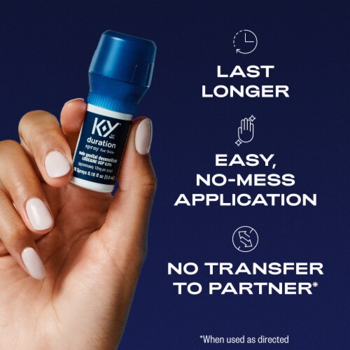 K-Y Duration Male Genital Desensitizer Spray Perspective: right