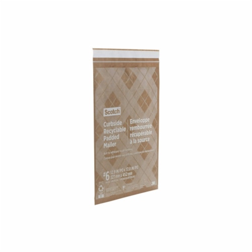 Scotch™ Curbside Recyclable Padded Mailer Perspective: right