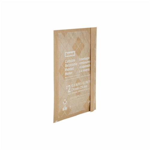Scotch™ Curbside Recyclable Padded Mailer Perspective: right