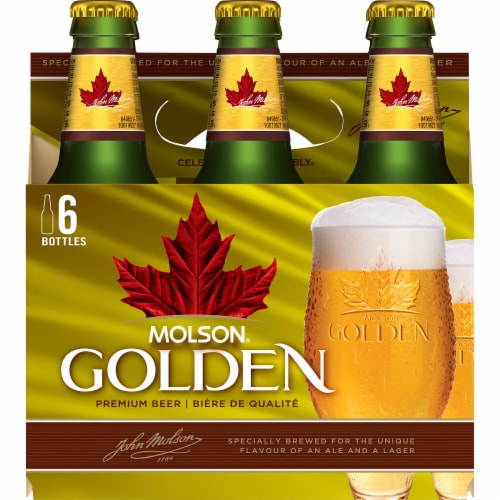 Molson Golden Beer Perspective: right