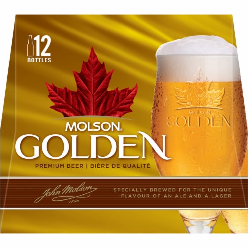 Molson Golden Beer Perspective: right