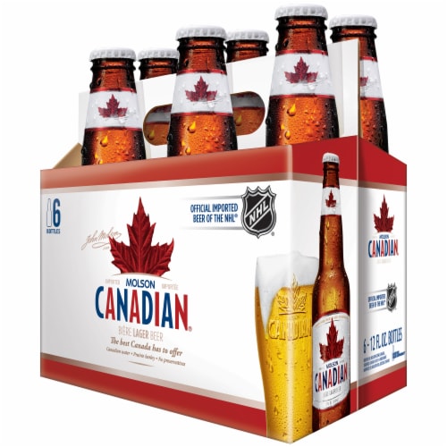 Molson Canadian® Lager Beer Perspective: right