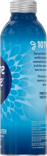 Pure Life® Purified Water Aluminum Bottle Perspective: right