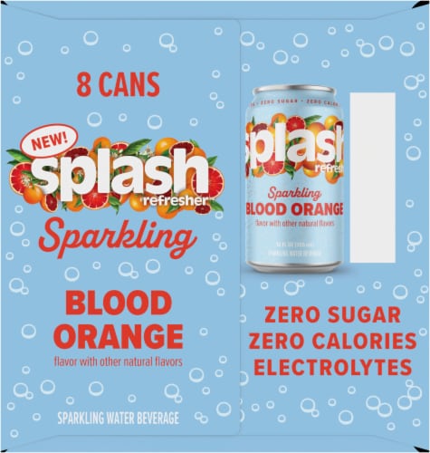 Splash Refresher™ Blood Orange Flavor Sparkling Water Perspective: right