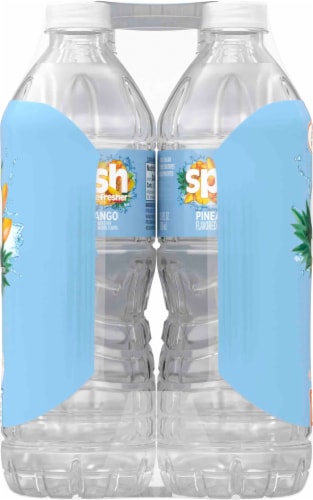 Splash Refresher™ Pineapple Mango Flavored Bottled Water Perspective: right