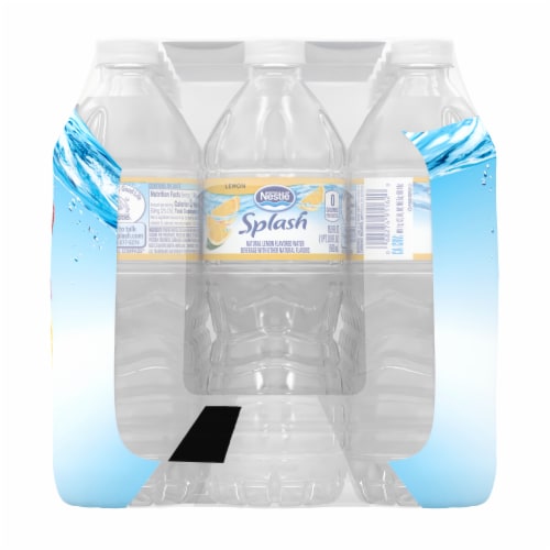 Nestle Splash Natural Fruit Flavored Bottled Water Perspective: right