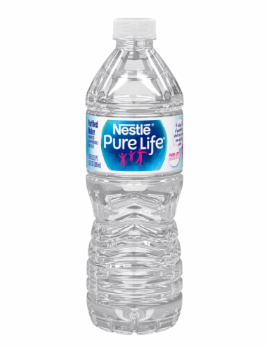 Pure Life® Purified Bottled Water Perspective: right