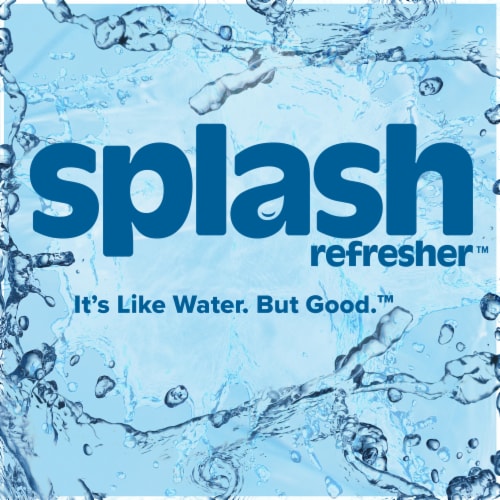 Splash Refresher Mandarin Orange Flavored Water Bottle Perspective: right