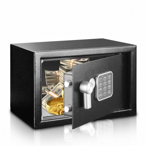 SereneLife SLSFE15 Fireproof Electronic Digital Combination Safe Box with Keys Perspective: right