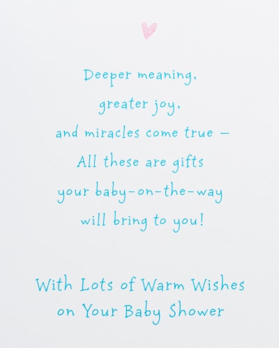 Baby shop shower greetings