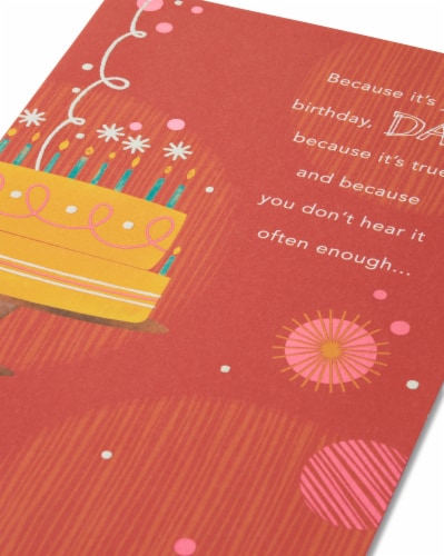 American Greetings Birthday Card for Dad (You're Loved) Perspective: right