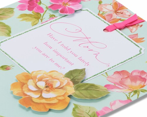 American Greetings Mother's Day Card from Daughter (Floral) Perspective: right