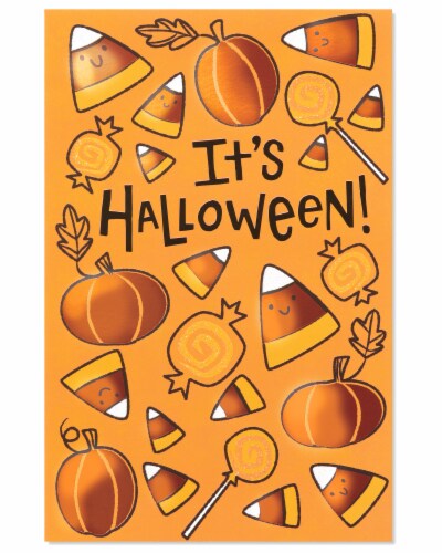 American Greetings Halloween Cards, 6-Count (Candy Corn) Perspective: right