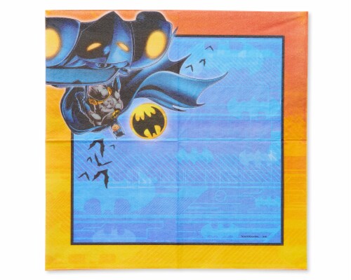 American Greetings Batman Paper Lunch Napkins Perspective: right