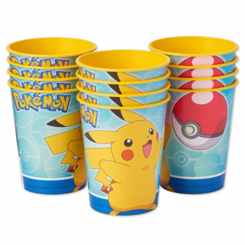 American Greetings Pokemon Reusable Plastic Party Cups Perspective: right